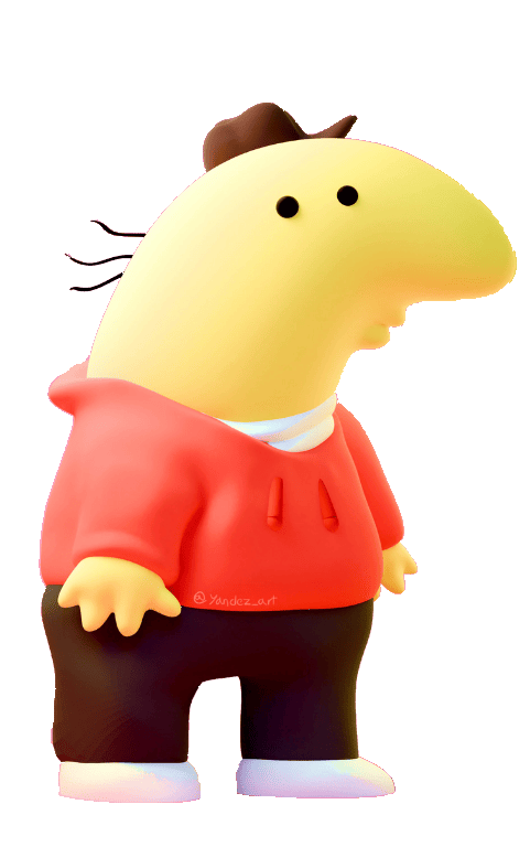 Personaje 3D estilizado